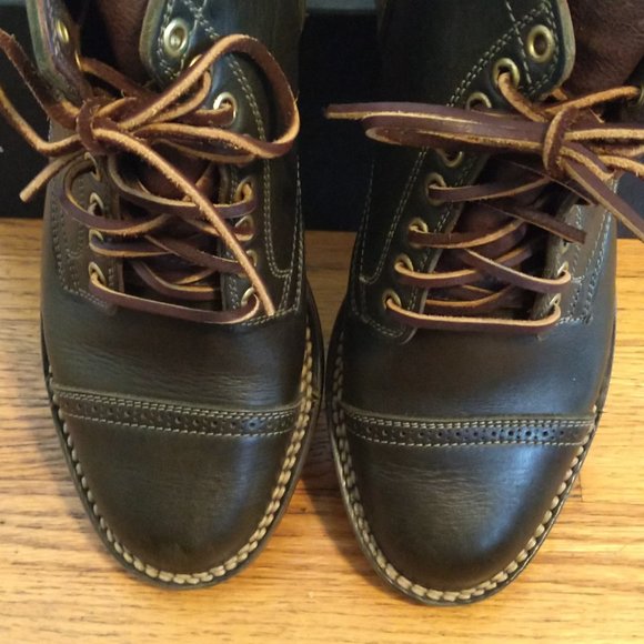 n.d.c. "Duffy L" Handmade Leather Pull Up Boots - Size 38 (US 8) - Picture 7 of 13